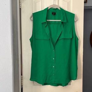 Worthington Emerald Green Sleeveless Blouse